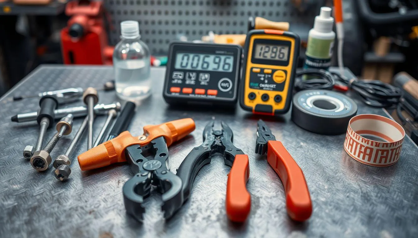 Alat dan Bahan yang Diperlukan untuk Perbaikan (c) Ilustrasi AI