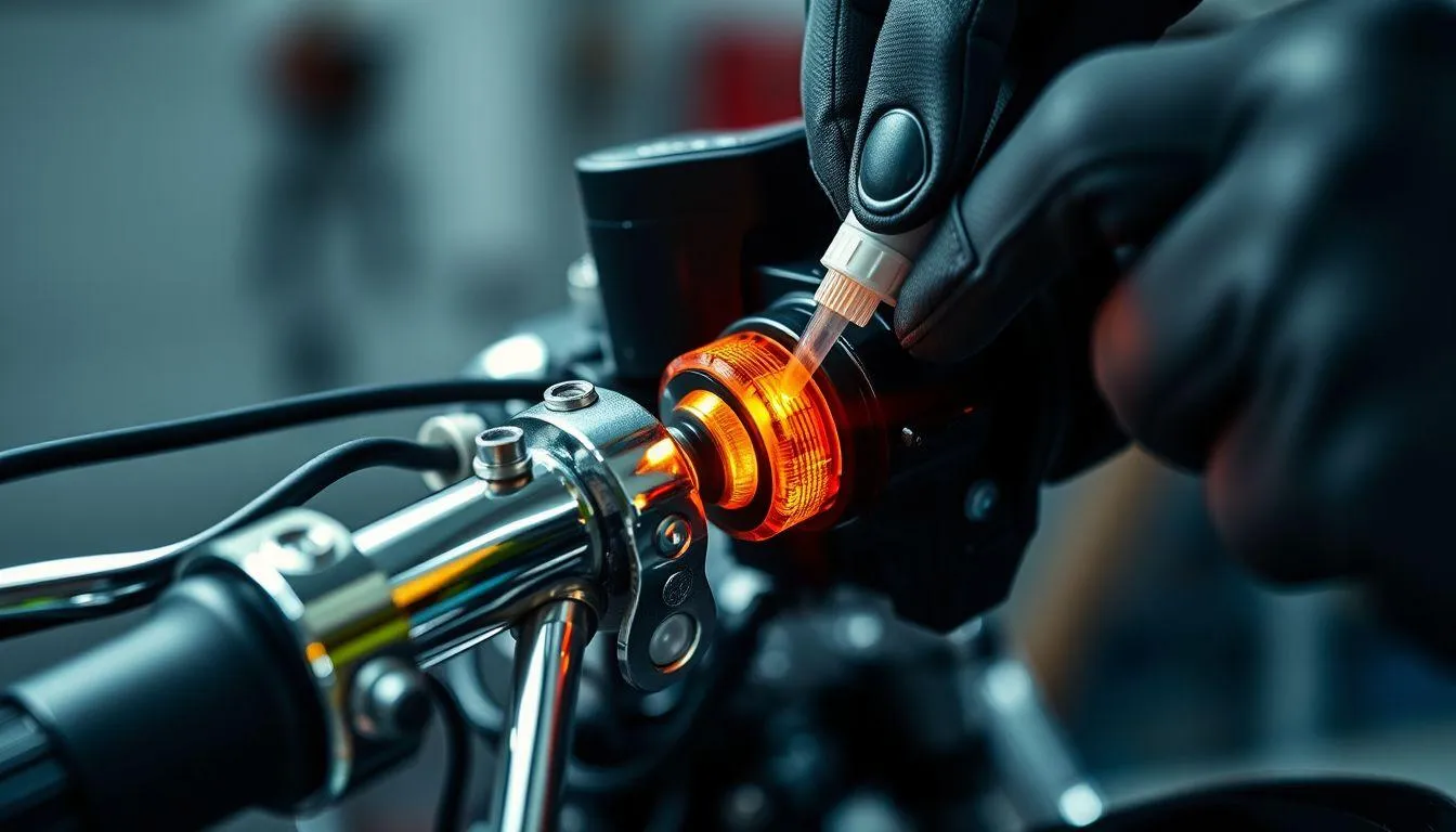 4. Cara Memperbaiki Lampu Sein Motor Mati Total dengan Memeriksa Saklar (c) Ilustrasi AI