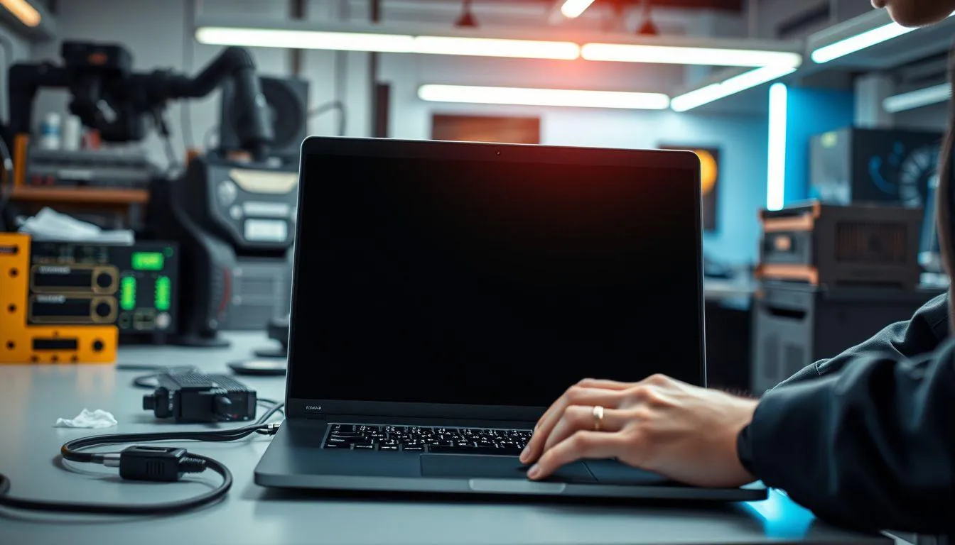 Tanda-tanda Laptop Akan Mengalami Black Screen (c) Ilustrasi AI