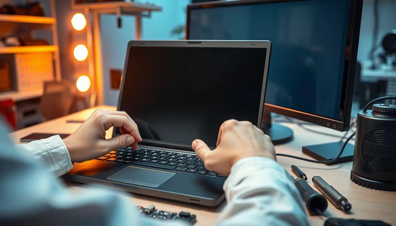 4. Memeriksa Koneksi Hardware (c) Ilustrasi AI