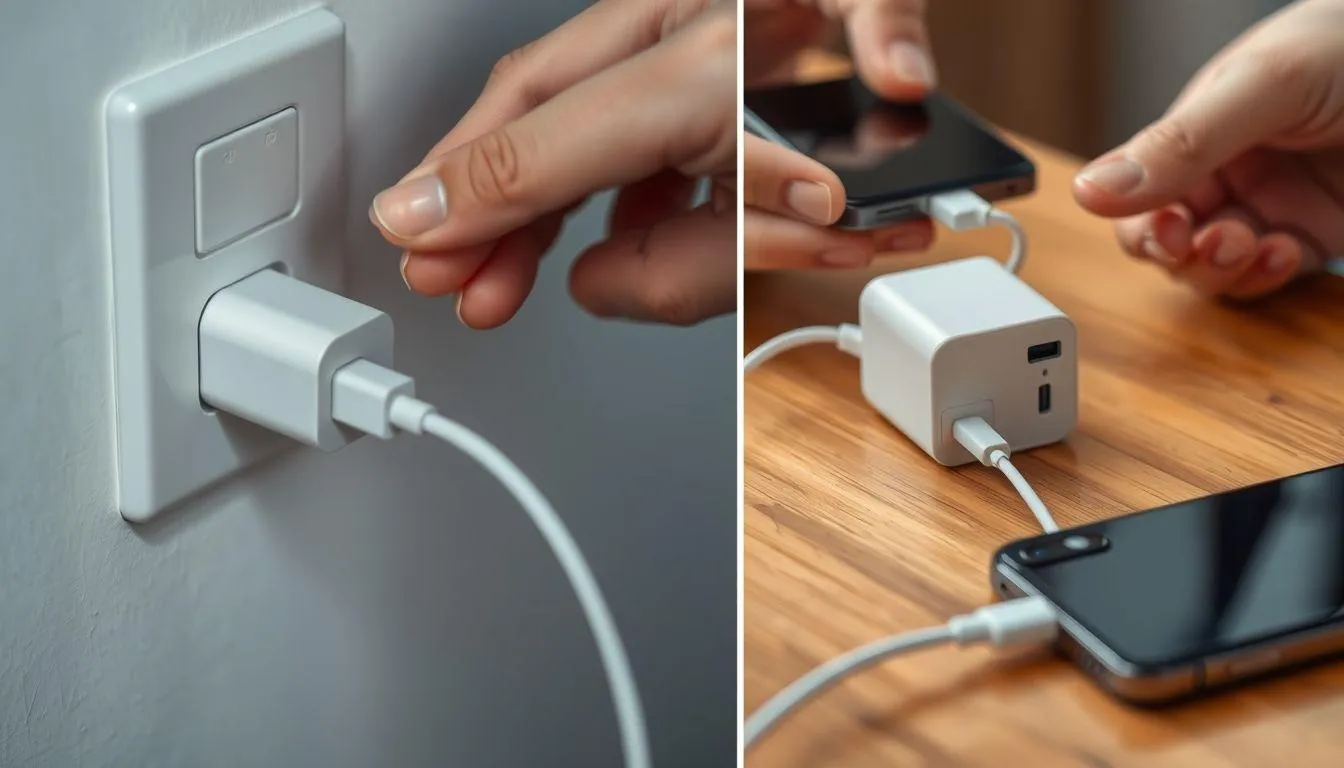 6. Mencoba Charger dengan Stopkontak Berbeda (c) Ilustrasi AI