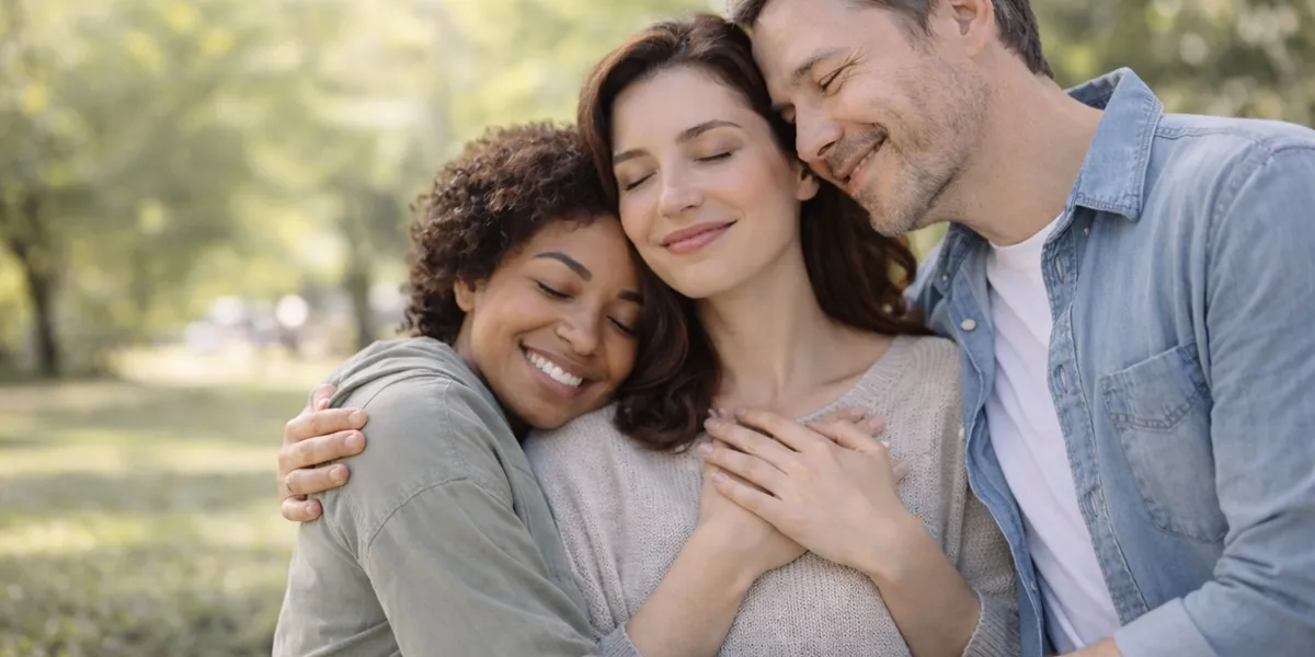 3. Bangun Sistem Dukungan Sosial yang Kuat (c) Ilustrasi AI