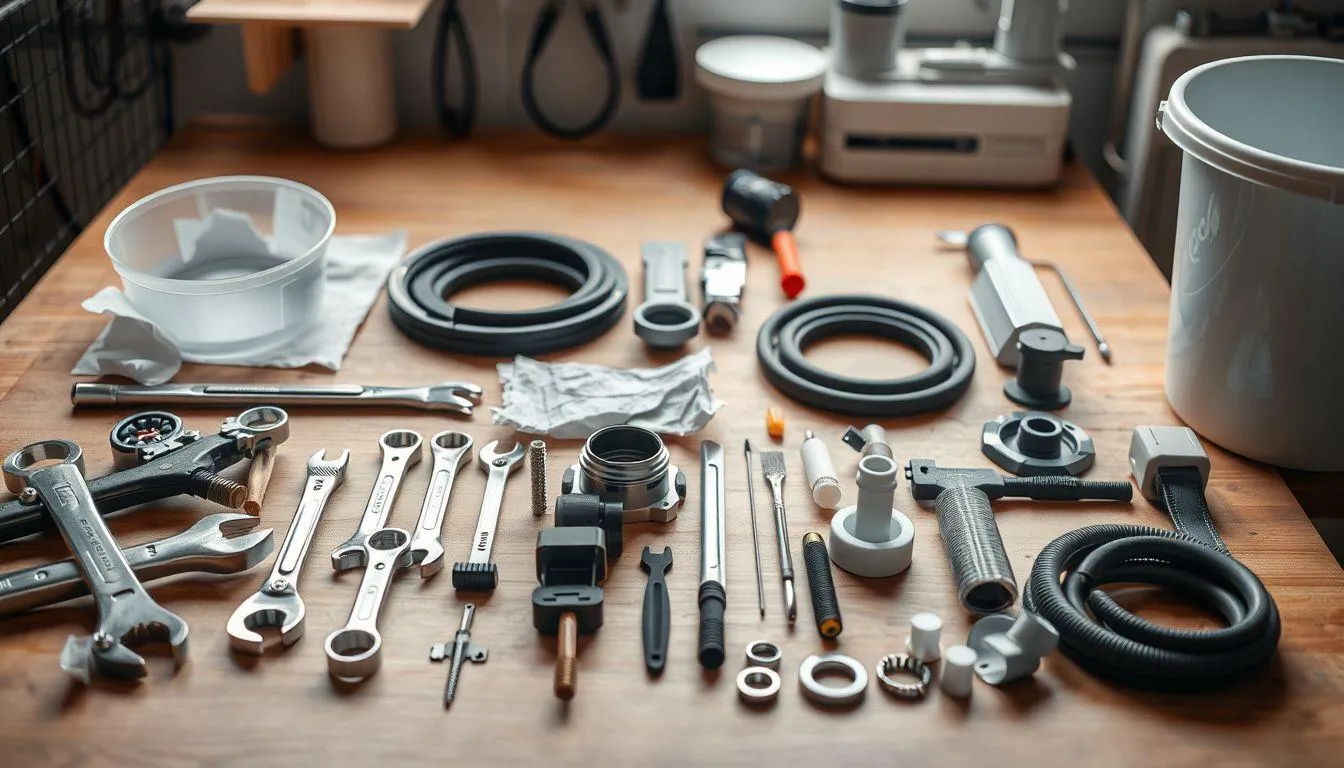 Alat dan Bahan yang Diperlukan untuk Perbaikan (c) Ilustrasi AI