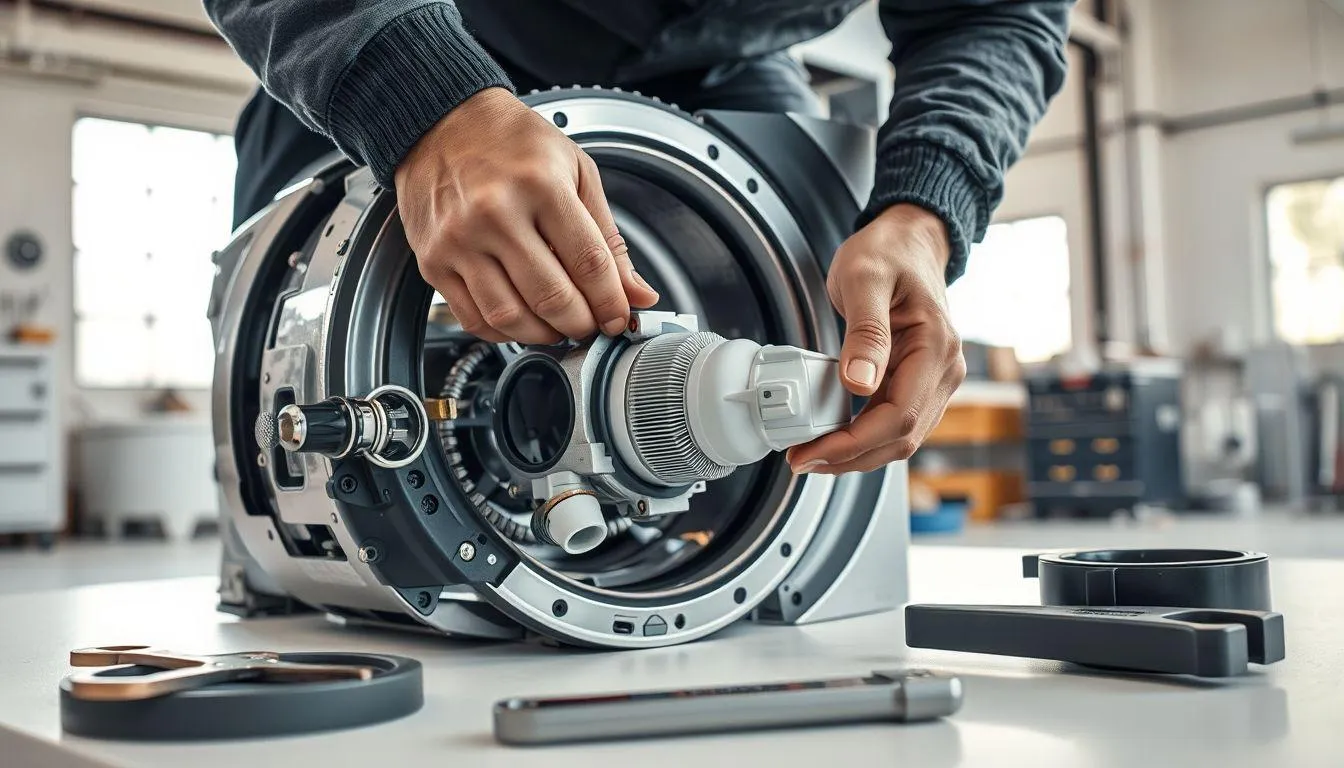 2. Memperbaiki Katup Saluran Masuk Air (Water Inlet Valve) (c) Ilustrasi AI