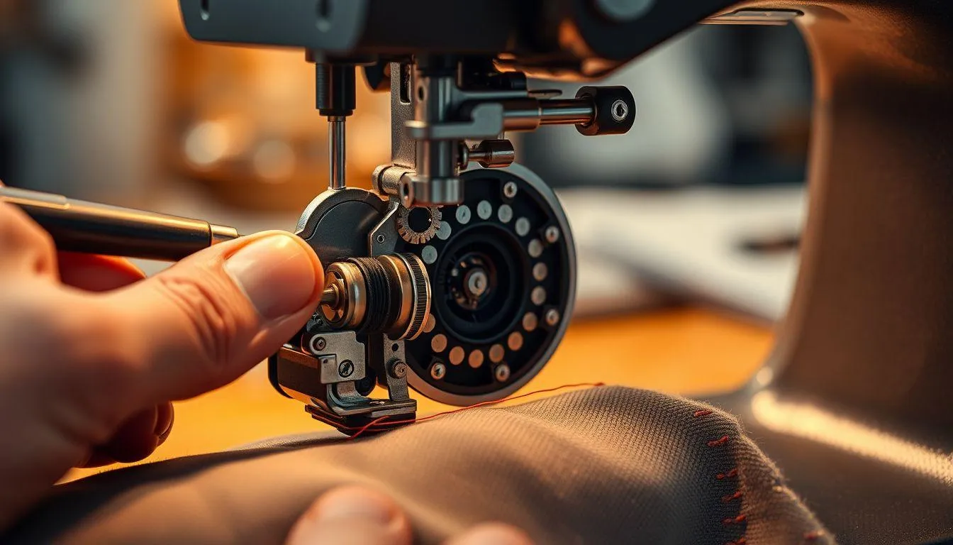 5. Menyeimbangkan Ketegangan Benang Atas dan Bawah (c) Ilustrasi AI