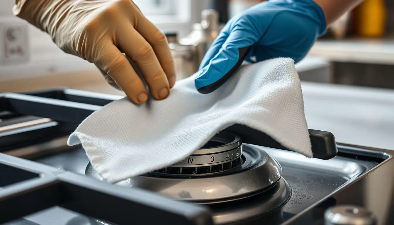 3. Mengeringkan Kompor yang Lembab atau Basah (c) Ilustrasi AI