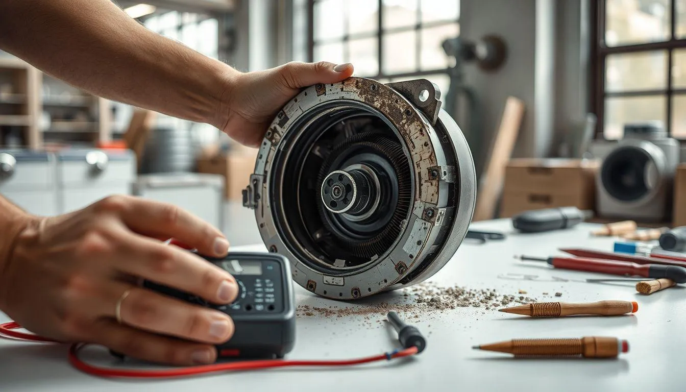 6. Memeriksa Kondisi Motor Penggerak (c) Ilustrasi AI