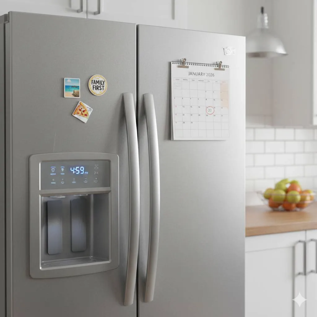 Cara Mengecek Apakah Pintu Kulkas Sudah Rapat (c) Ilustrasi AI