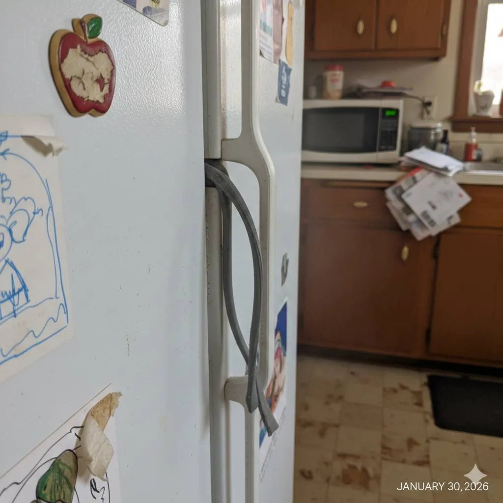 Penyebab Umum Pintu Kulkas Tidak Rapat (c) Ilustrasi AI