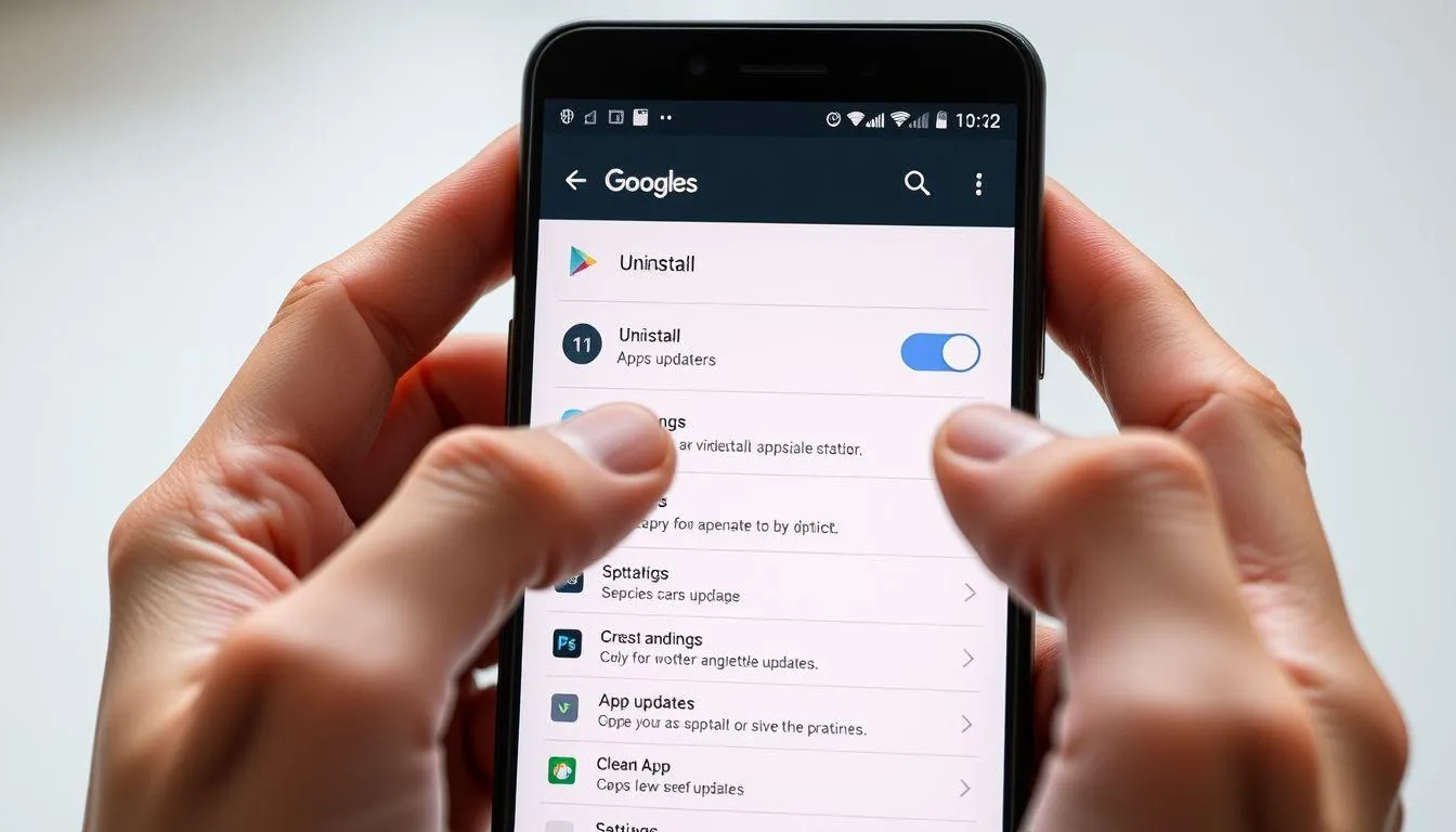 5. Copot Pembaruan Google Play Store (c) Ilustrasi AI