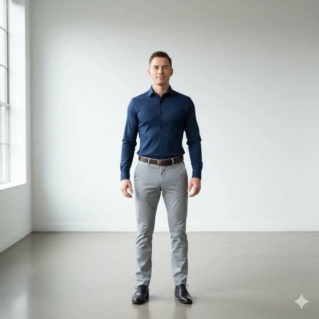 1. Latihan Wall Angels untuk Meluruskan Punggung  (c) Ilustrasi AI