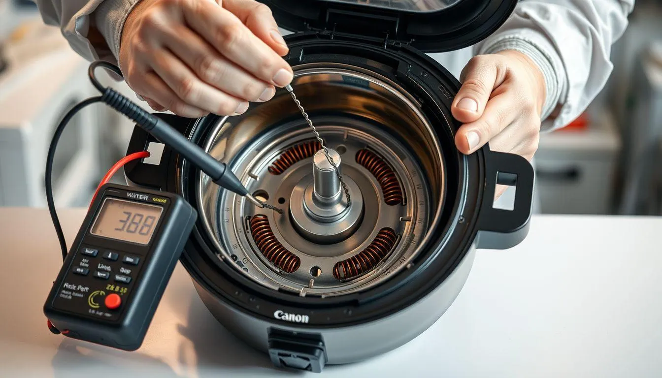 Membersihkan Rice Cooker. (AI Generated)
