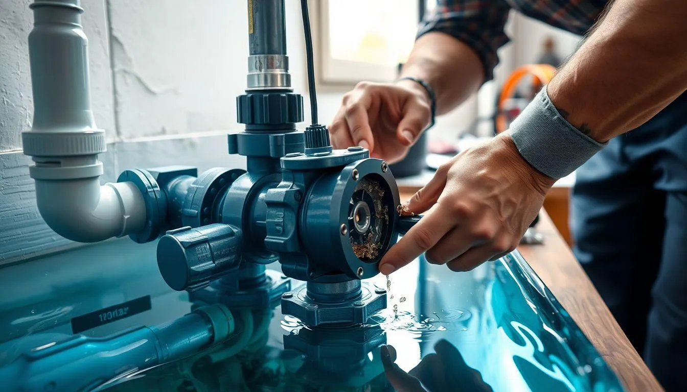 4. Periksa Kondisi Pipa Hisap dan Foot Valve (c) Ilustrasi AI