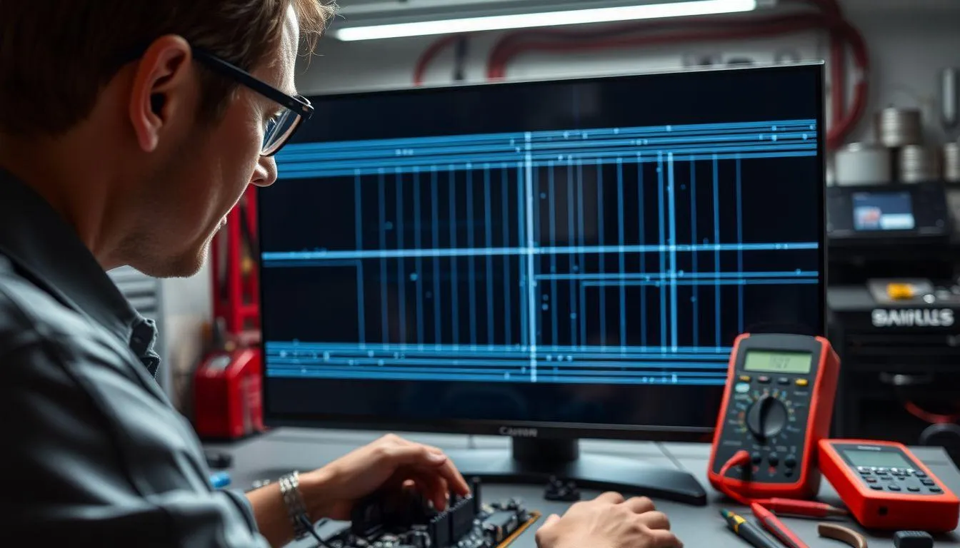 Penyebab Umum Layar TV LED Bergaris (c) Ilustrasi AI