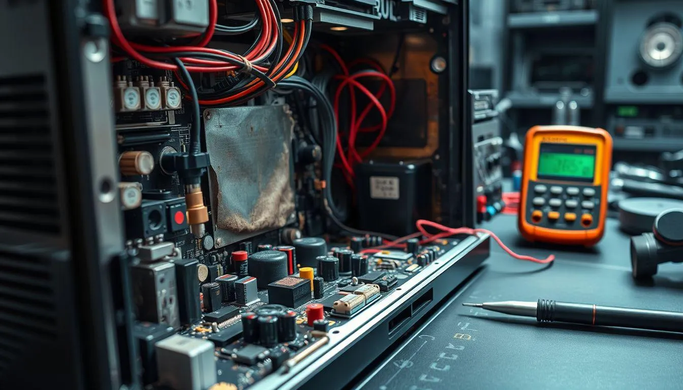 7. Memeriksa Komponen Internal TV (c) Ilustrasi AI