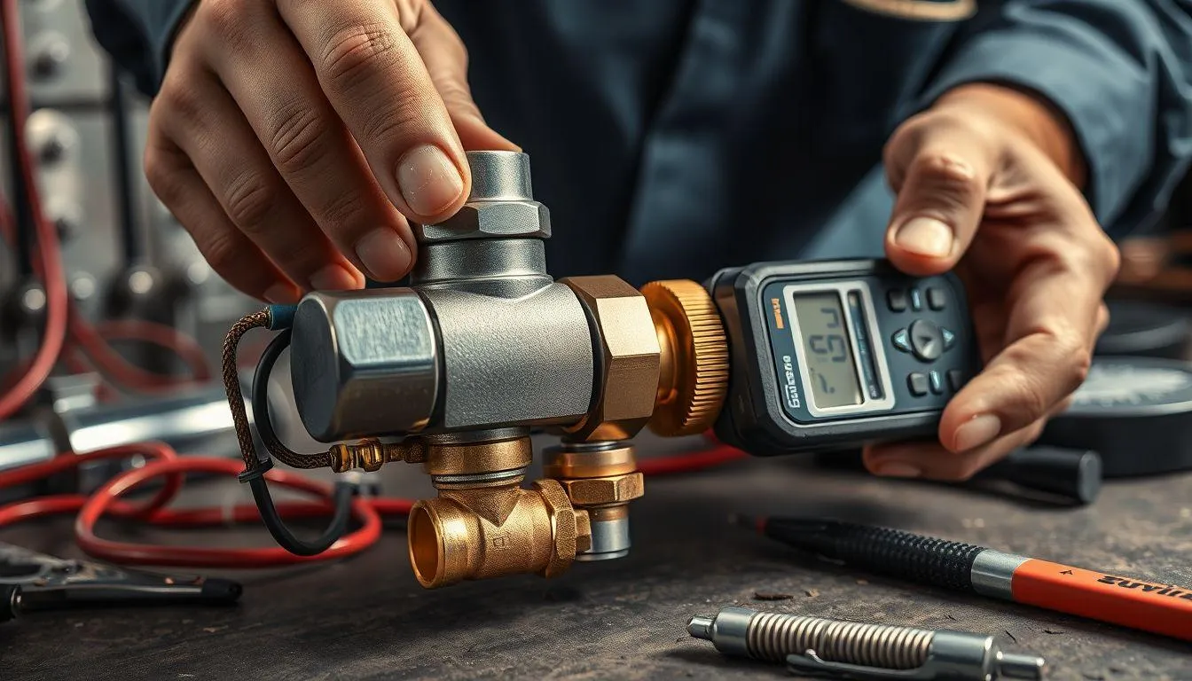 5. Memeriksa Solenoid Valve (c) Ilustrasi AI