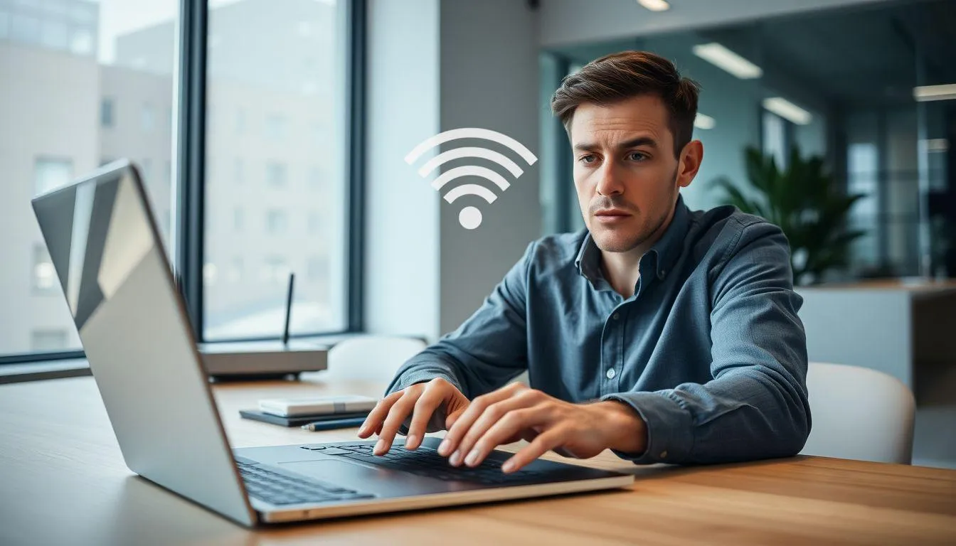 Penyebab Umum Laptop Tidak Bisa Connect WiFi (c) Ilustrasi AI