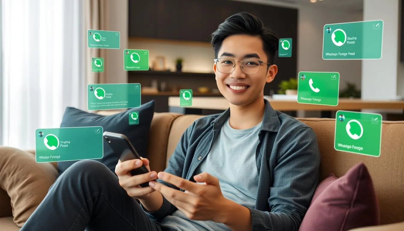 Fitur Unggulan WhatsApp GB Terbaru (c) Ilustrasi AI
