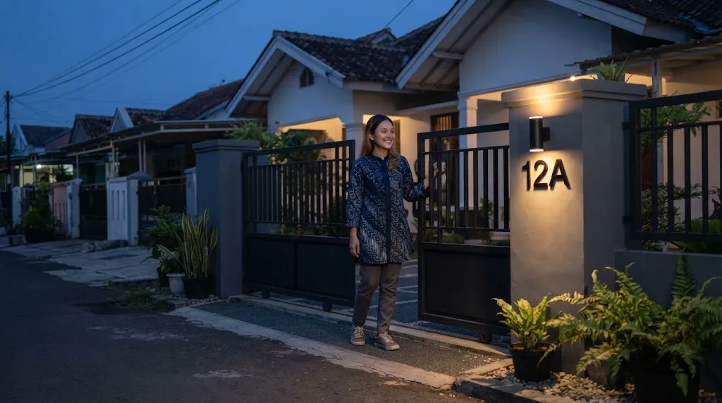 Cara Mempercantik Pagar Rumah Lama dengan Anggaran Terbatas  (AI Generated)