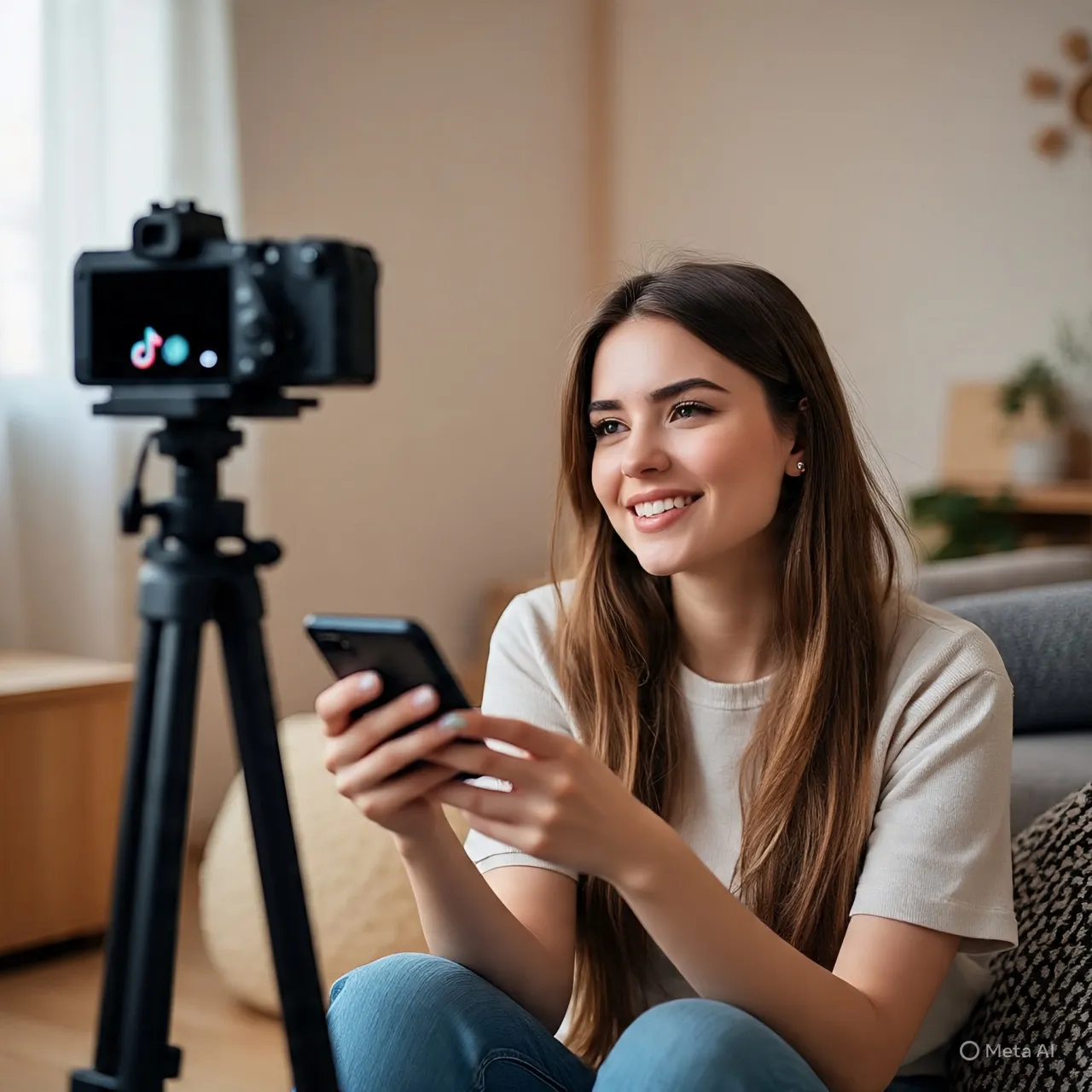 Langkah-Langkah Memulai Live Streaming di Smartphone (c) Ilustrasi AI