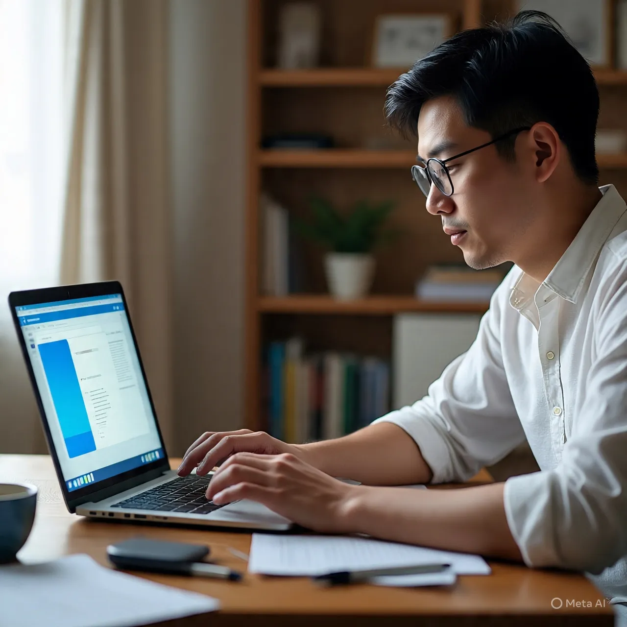 Mengapa Memutuskan Hubungan Instagram dengan Facebook? (c) Ilustrasi AI by Meta