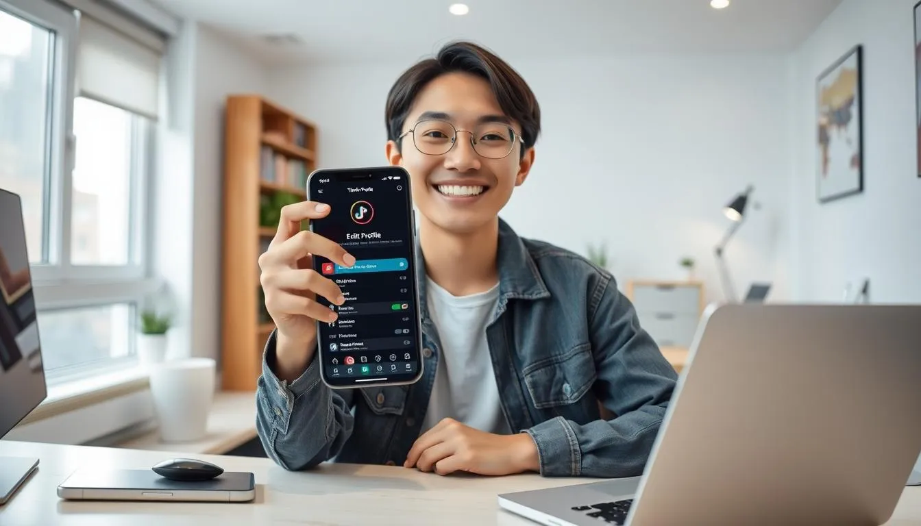 Langkah-langkah Menambahkan Link di Bio TikTok (c) Ilustrasi AI