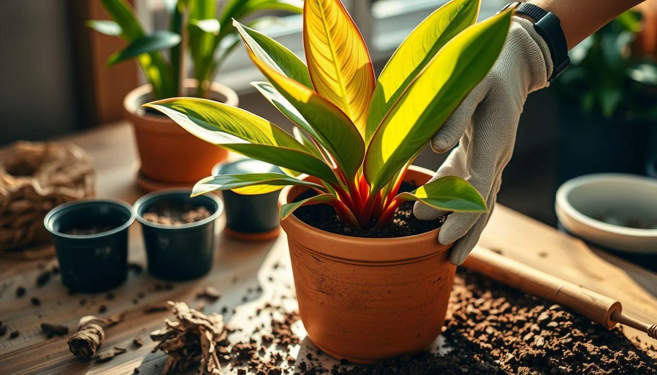 Cara Menanam Aglonema di Pot (c) Ilustrasi AI