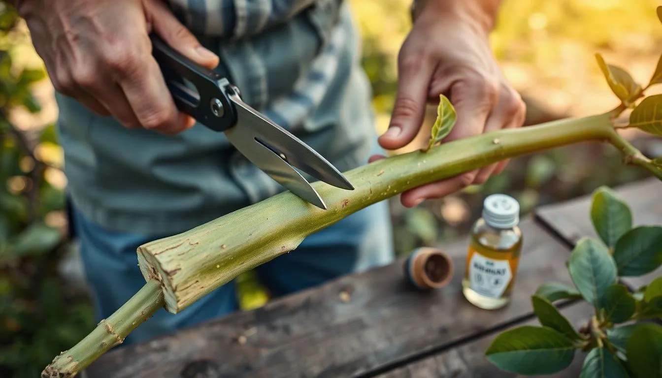 Cara Menanam Apel dari Batang dengan Teknik Stek (c) Ilustrasi AI
