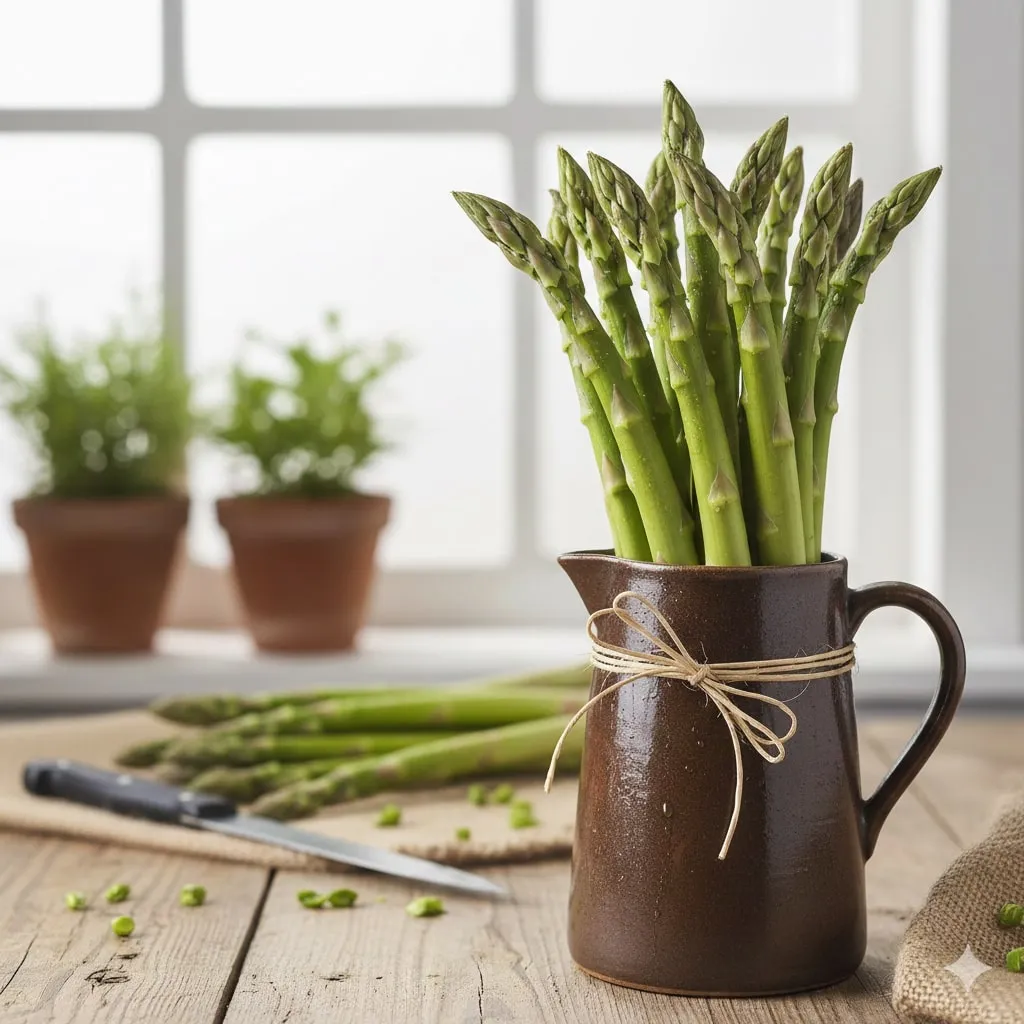 Persiapan Bibit Asparagus (c) Ilustrasi AI