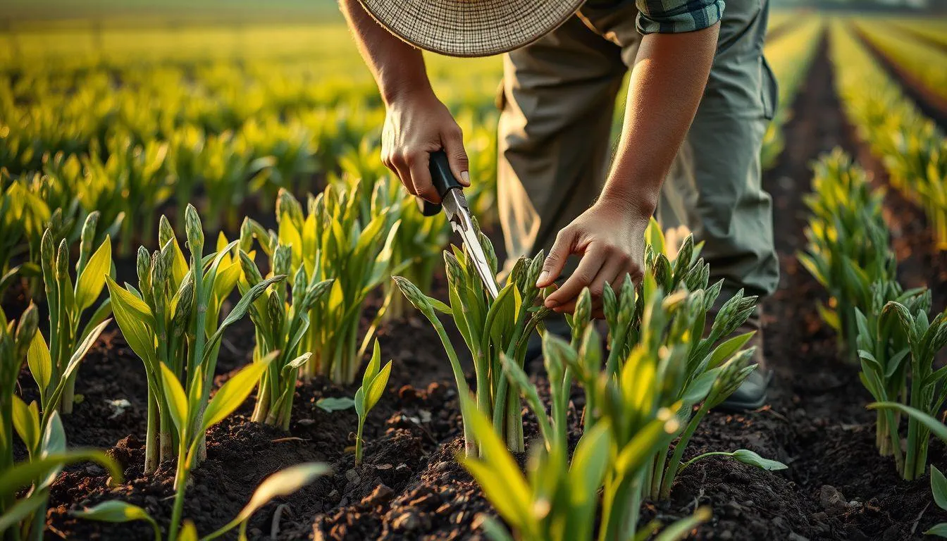 Pemeliharaan Tanaman Asparagus (c) Ilustrasi AI