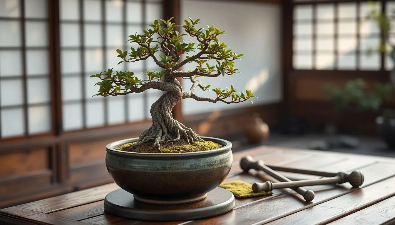 Mengenal Seni Menanam Bonsai (c) Ilustrasi AI