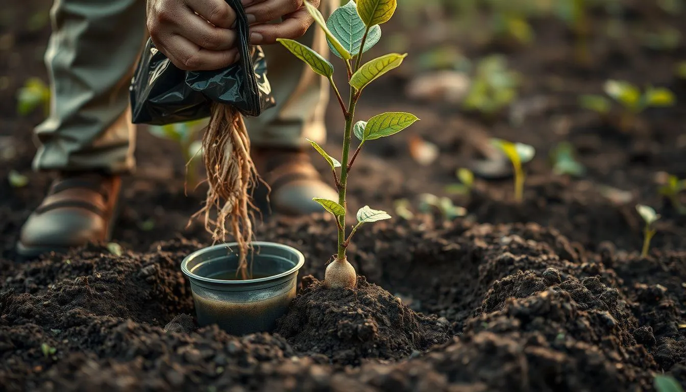 Teknik Penanaman Buah Pir yang Benar (c) Ilustrasi AI
