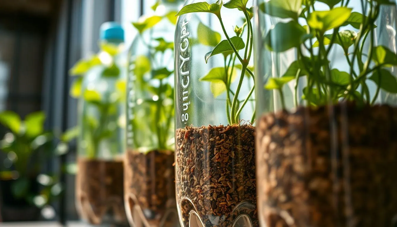 Cara Menanam Buncis di Botol Bekas (c) Ilustrasi AI