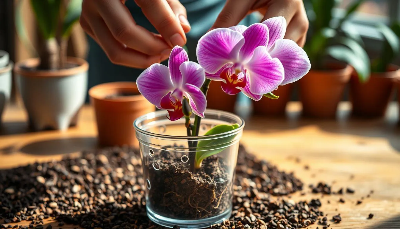 Cara Menanam Bunga Anggrek di Pot (c) Ilustrasi AI