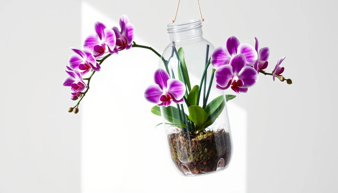 Cara Menanam Bunga Anggrek di Botol Bekas dan Media Alternatif (c) Ilustrasi AI