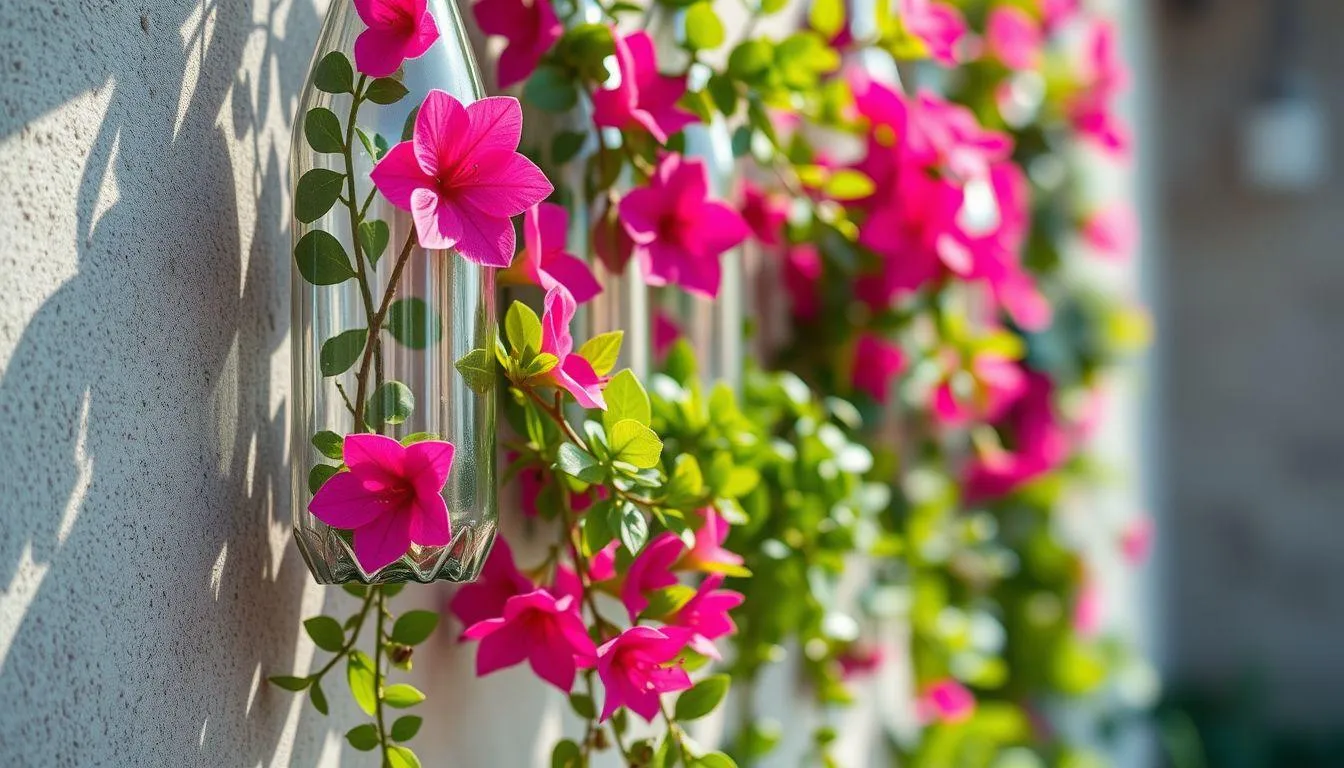 Cara Menanam Bunga Kertas di Botol Bekas (c) Ilustrasi AI