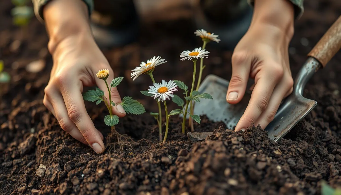 Langkah-Langkah Cara Menanam Bunga Krisan (c) Ilustrasi AI