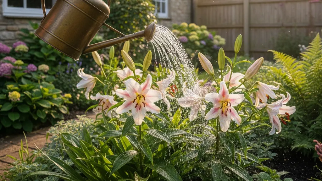 Syarat Tumbuh Bunga Lily yang Ideal (c) Ilustrasi AI