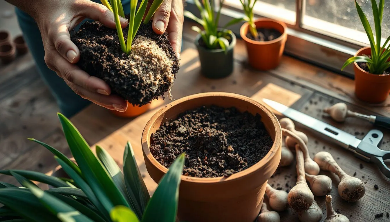 Persiapan Media Tanam untuk Bunga Lily (c) Ilustrasi AI