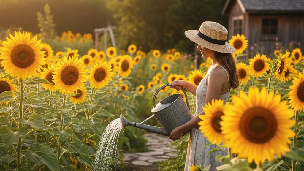 Tips Perawatan dan Pemeliharaan Bunga Matahari (c) Ilustrasi AI