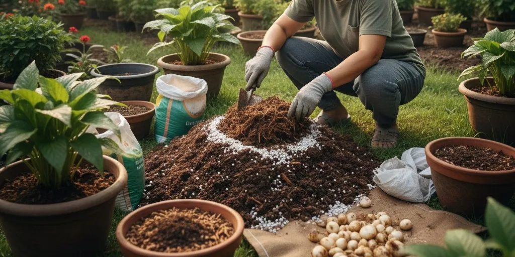 Persiapan Media Tanam yang Tepat (c) Ilustrasi AI