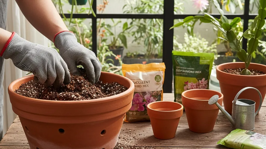 Persiapan Media Tanam yang Tepat (c) Ilustrasi AI