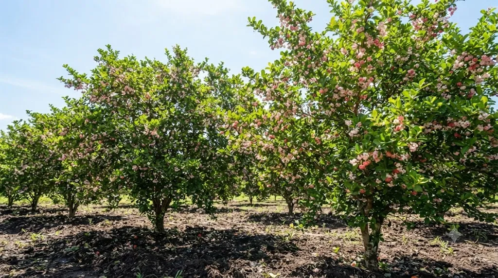 Cara Menanam Ceri Barbados (Acerola) / AI Generated
