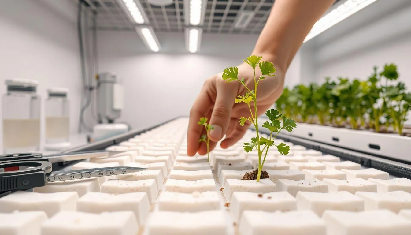 Cara Menanam Daun Ketumbar dengan Metode Hidroponik (c) Ilustrasi AI