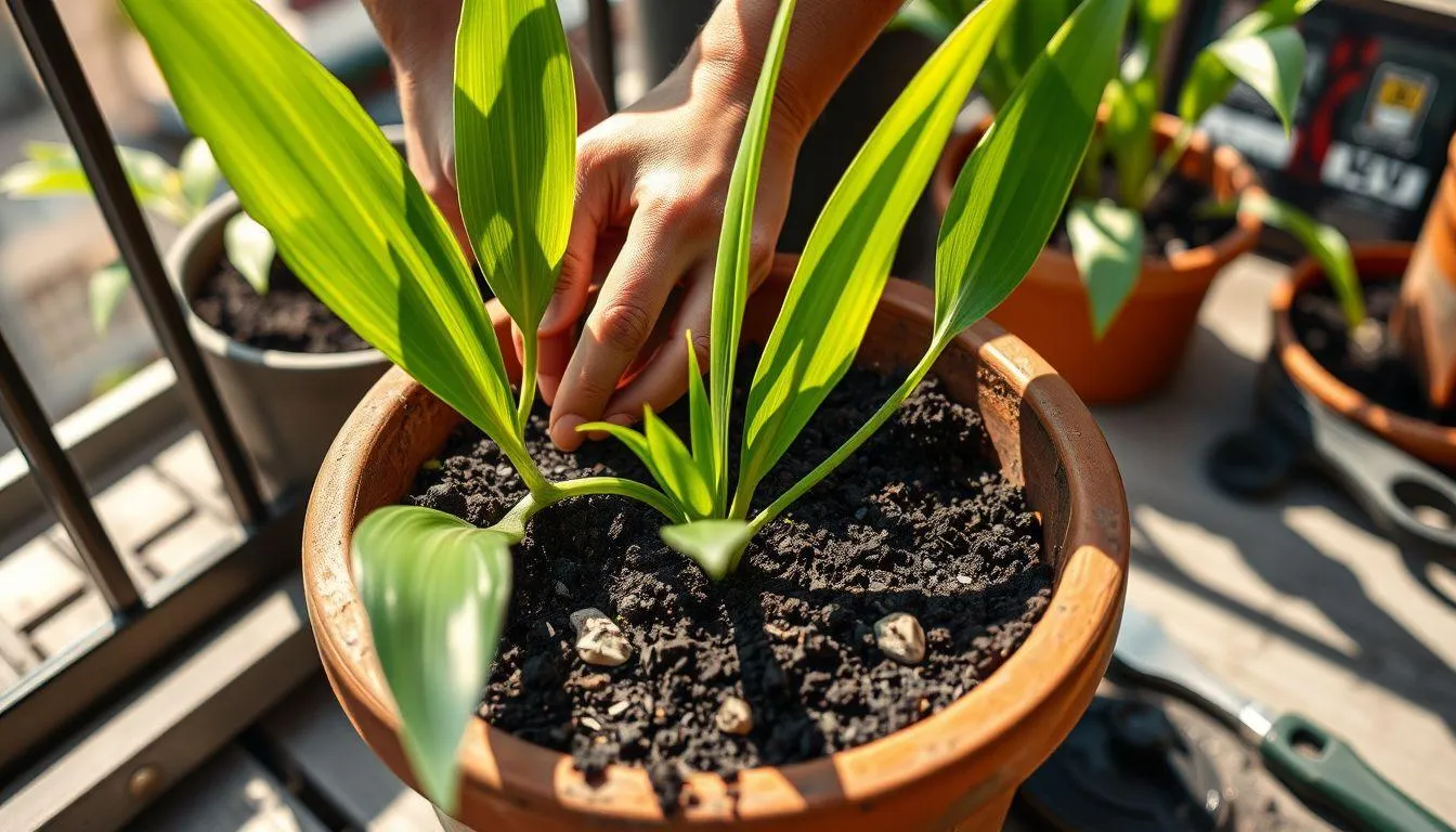 Cara Menanam Daun Pandan di Pot (c) Ilustrasi AI