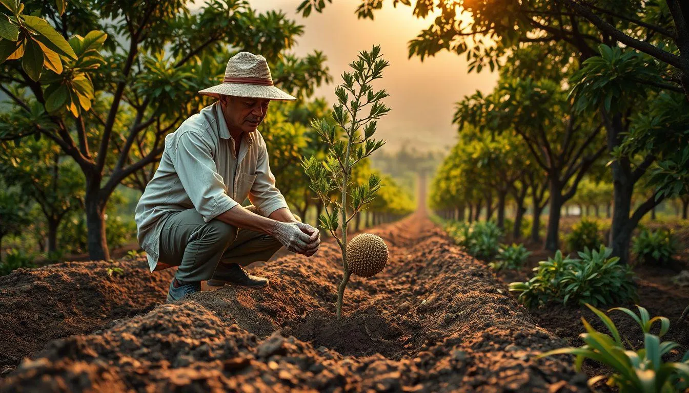Pengertian dan Konsep Dasar Menanam Durian (c) Ilustrasi AI