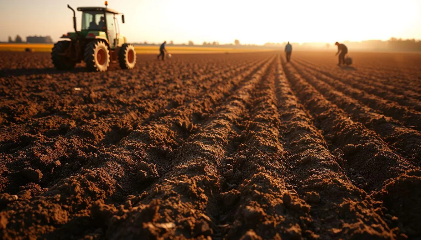 Persiapan Lahan untuk Penanaman Gandum (c) Ilustrasi AI