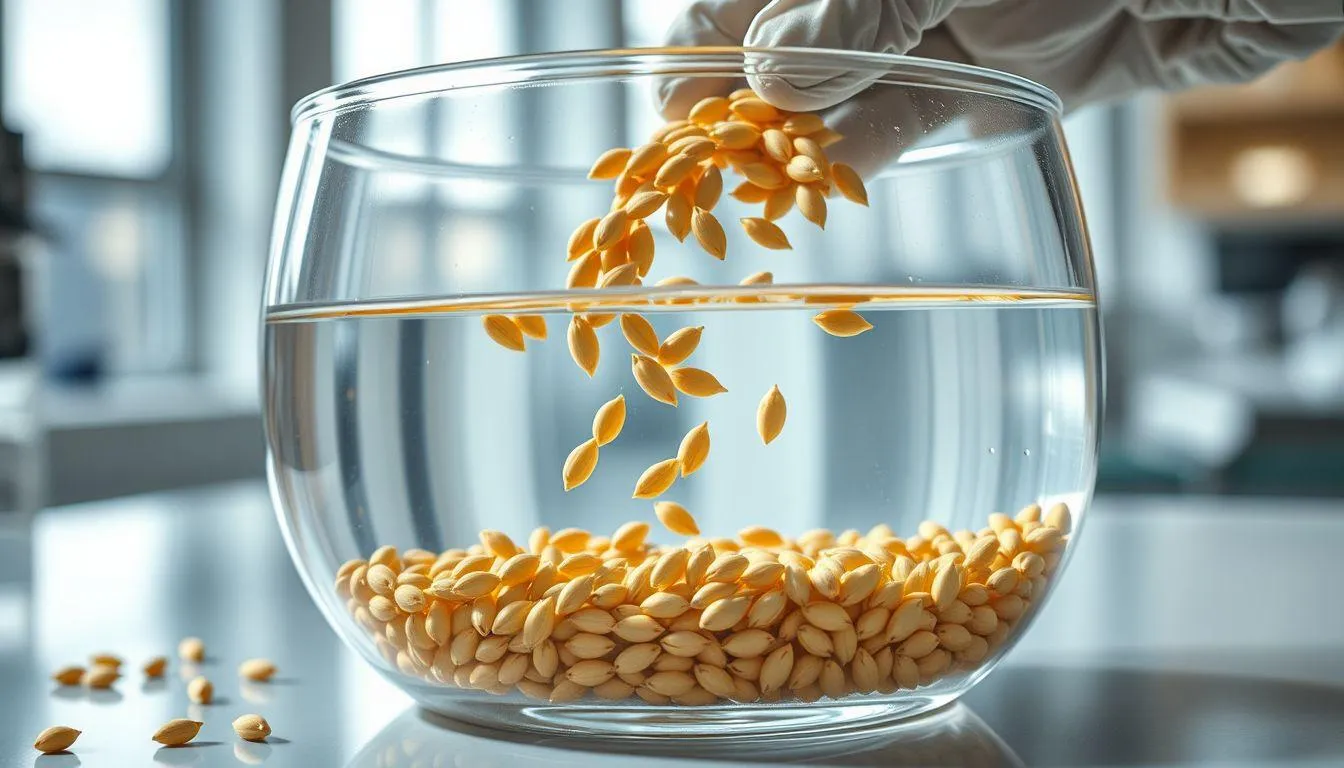 Pemilihan dan Persiapan Benih Gandum (c) Ilustrasi AI