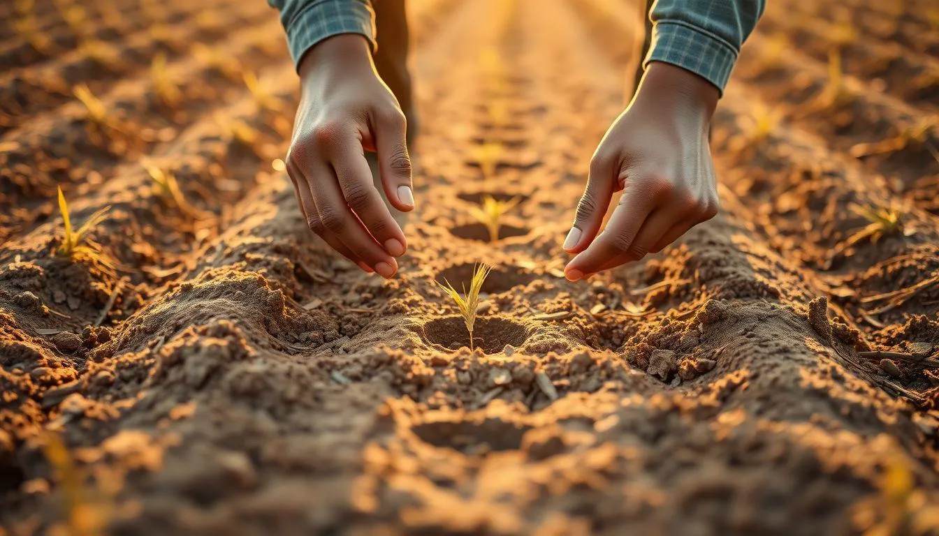 Teknik Penanaman Gandum yang Tepat (c) Ilustrasi AI