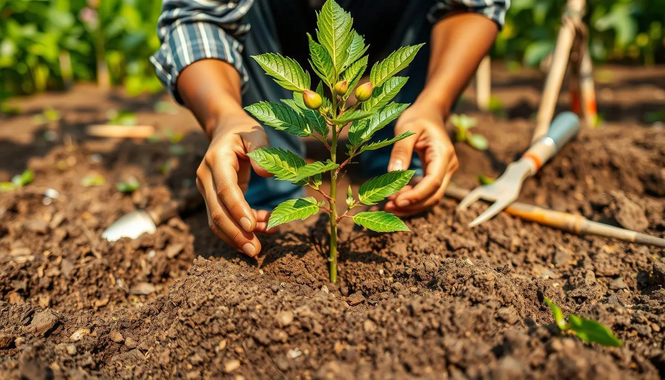 Teknik Penanaman yang Benar (c) Ilustrasi AI